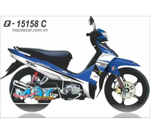 Q 15158 C SIRIUS xanh gp trang white blue M1 monster devil quy dau cao