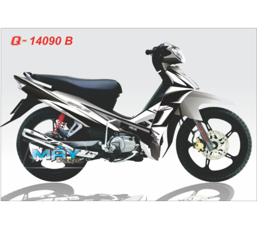 Q 14090 B - SIRIUS trang den black white line duong net ABMC