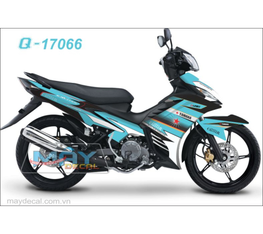 Q 17066 EX 2011 xanh duong den black ngoi sao star duong net line