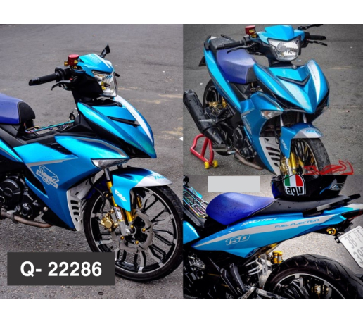 Q- 22286  EXCITER 150 XANH TRANG