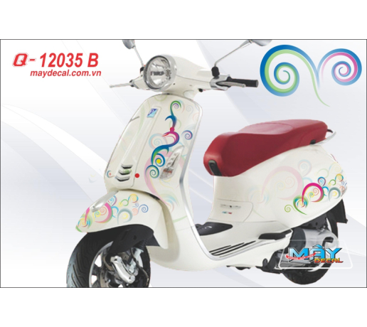 Q 12035 B Vespa 2014 trang white sac mau colorful hoa van