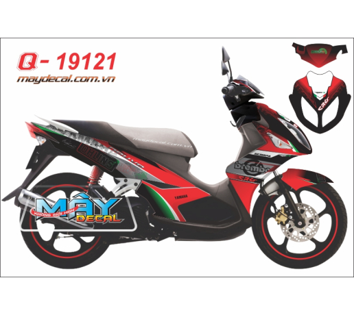 Q 19121 - No4 brembo ohlins den black do red co y italia green xanh la