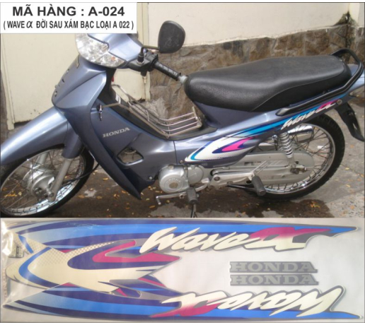 A-024 HONDA ALPHA XAM BAC DOI SAU LOAI A 022