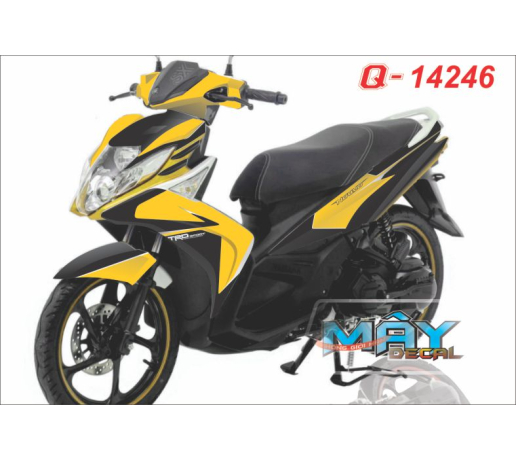Q 14246 - NO sx trd logo duong net vang den yellow black