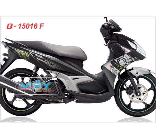 Q 15016 F NOUVO 5 den xam black gray monster quy dau cao