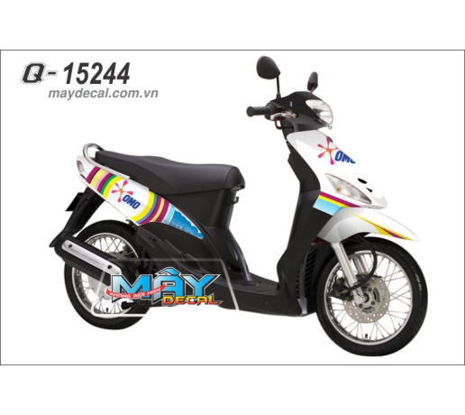 Q 15244 mio trang white omo bot giat xa bong
