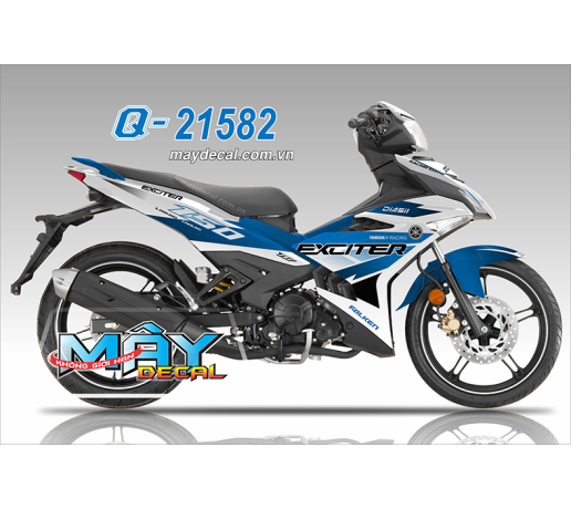 Q 21582 EX 150 diasil falken xanh trang abmc