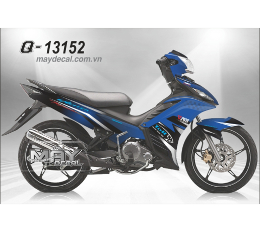Q 13152 Exciter Scot xanh gp den black blue toll caro