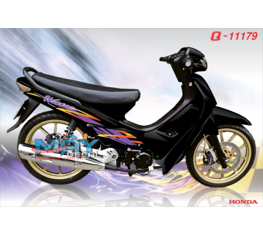 Q 11179 wave tem roi den tim duong net line black purple