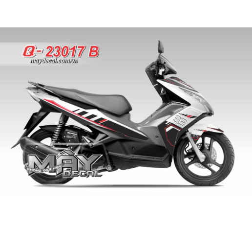 Q 23017 B - AB 2013  So 93 duong net line soc den black do red white trang