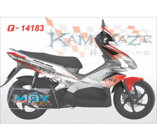 Q 14183 Air blade kamikaze racing caro chu tau china trung quoc 