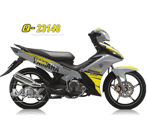 Q 23148 - Ex 2011 Avecia YAMAHA xam gray vang yellow  soc bridgestone firelli 