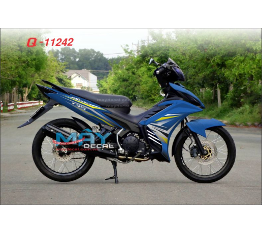 Q 11242 EX 2011 xanh gp duong net line tem roi blue vang