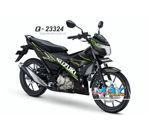 Q 23324 - Raider FI - chu SUZUKI xanh la