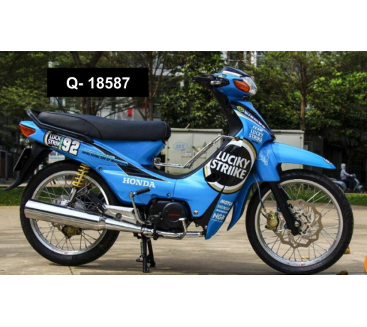 Q- 18587 WAVE DOI DAU LUCKY STRIKE XANH NGOC
