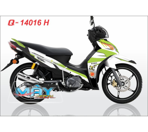 Q 14016 H - JU FI dg xanh z1000 trang white monster duong net line