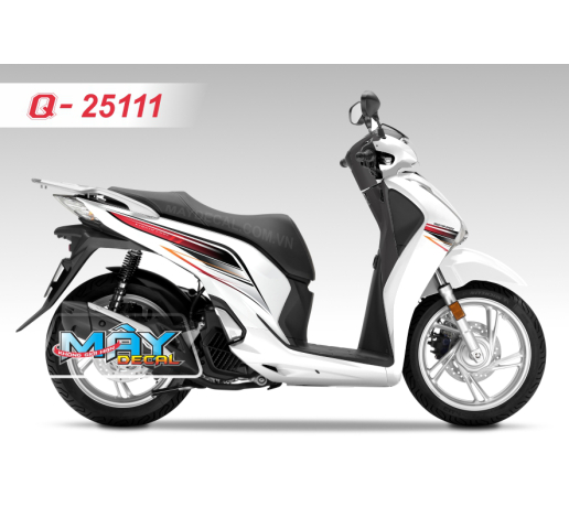 Q 25111 - SH 2017 trang white den black do red abmc duong net line 