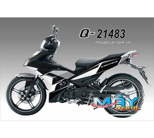 Q 21483 EX 150 LIMITED EDITION trang white den black abmc 