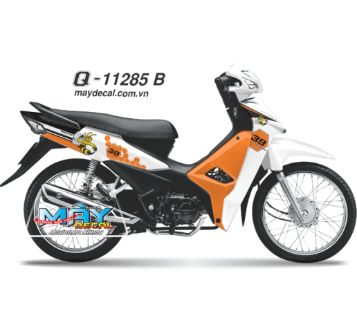Q 11285 B - WAVE 2017  trang cam orange white ong bee tem roi