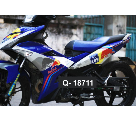 Q- 18711 EXCITER 150 REDBULL XANH TRANG