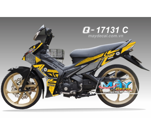 Q 17131 C - Ex 2010 vang den yellow black forza logo yamaha