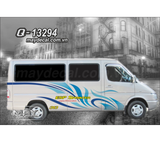 Q 13294 MEC SPRINTER hoa sen duong net line