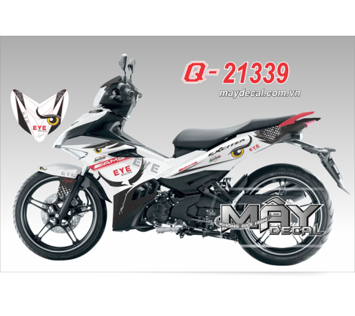 Q 21339 EX 150 trang white den black xam gray do red caro mat eye racing amg domino 