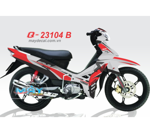 Q 23104 B - Sirius Akrapovic trang white den black do red ohlins soc