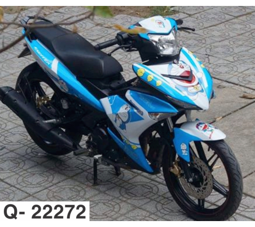 Q- 22272  EXCITER DOREAMON TRANG XANH