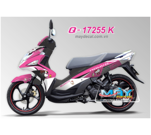 Q 17255 K - Nouvo 6 SIRIUS hello kitty meo cat hong pink trang white hoat hinh cartoon