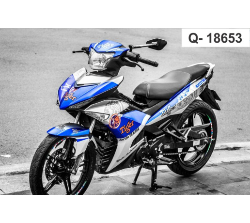 Q- 18653 EXCITER 150 TIGER BEER XANH BAC