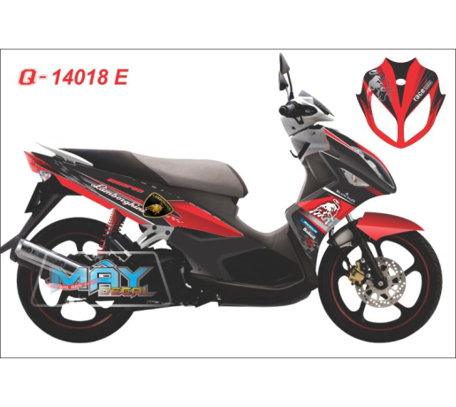 Q 14018 E NOUVO LX  do den, lamboghini bo cow red black
