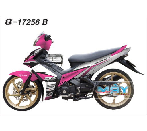 Q 17256 B EXCITER 2010 BK racing hong pink trang white duong net line