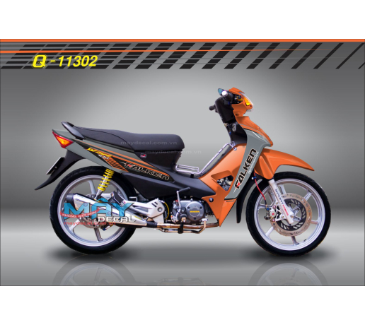 Q 11302 WAVE A cam oranges den black xam gray trang white falken  100 hitaco  high 