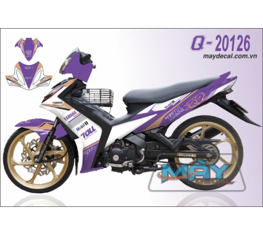 Q 20126 Ex 2010 trang white tim purple toll su tu lion tem dau racing