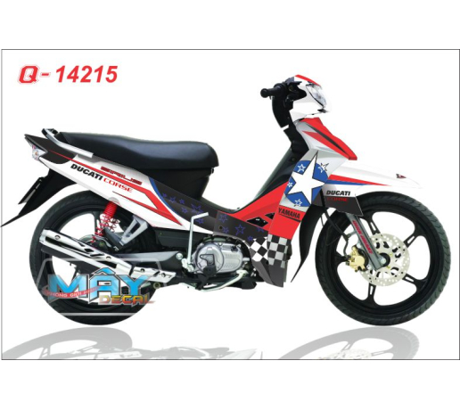 Q 14215 - SIRIUS do den xanh gp blue white red ducati ngoi sao star caro