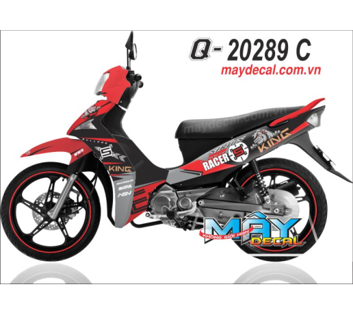 Q 20289 C SI FI do den xam gray black red racer king vu LOGO S CHO BULL DOGASV MOTUL MICHELIN