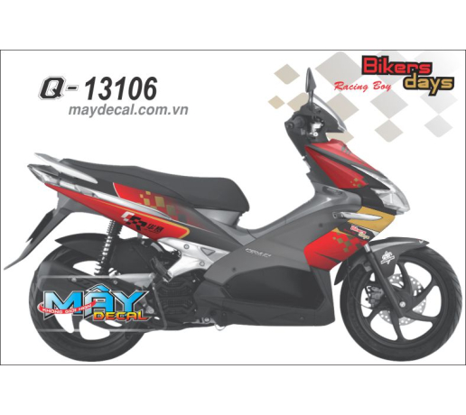 Q 13106 AB 1 DEN cr bikerday caro do dong den red black