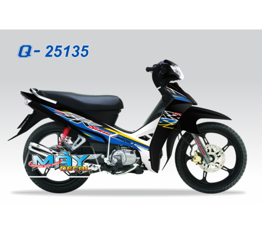 Q 25135 - SIRIUS THUONG den black xanh blue 110 sr 