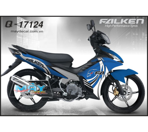 Q 17124 EX falken xanh gp trang blue white