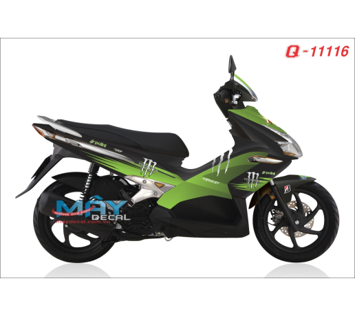 Q 11116 AB 1 DEN xanh 1000 den la green black monster dau cao quy logo