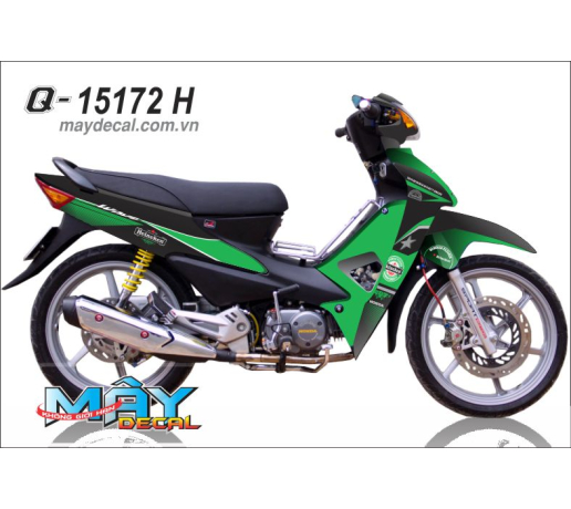 Q 15172 H WAVE RS xanh la den heineken bia beer green black sap star