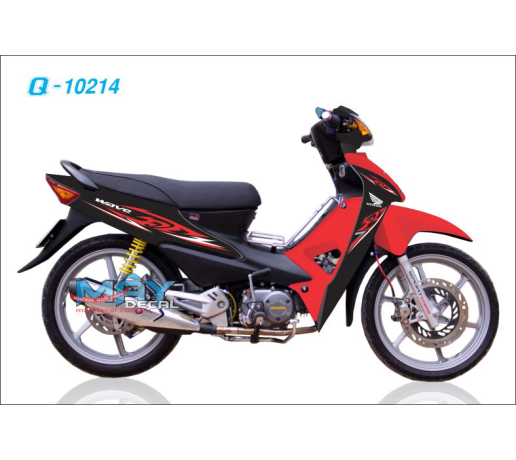 Q 10214 B WAVE A duong net do red black den tem roi