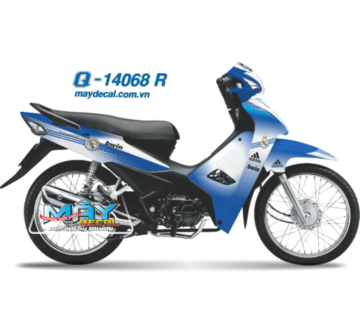 Q 14068 R - WAVE 2017 xanh GP trang adidas Real marid white blue bwin the thao sport bong da banh